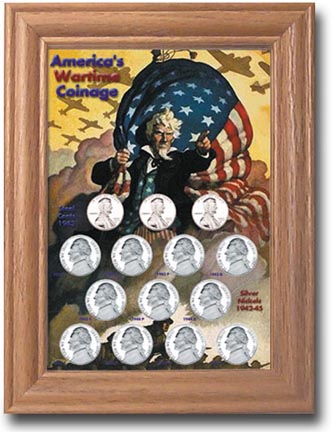 Edgar Marcus & Co Coin Frame - Wartime Coinage MAIN