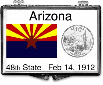 Edgar Marcus Snaplock Display - Arizona State Flag MAIN