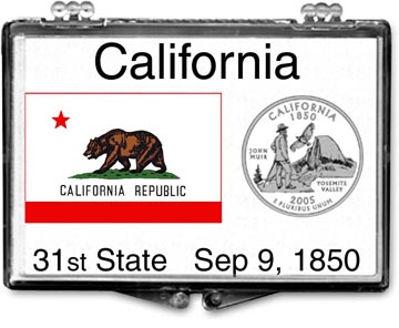 Edgar Marcus Snaplock Display - California State Flag MAIN