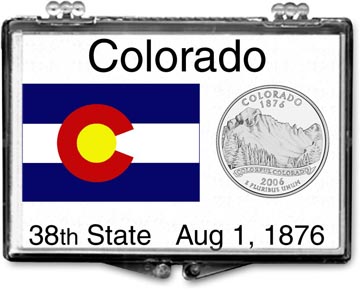 Edgar Marcus Snaplock Display - Colorado State Flag MAIN