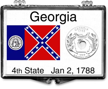 Edgar Marcus Snaplock Display - Georgia State Flag MAIN