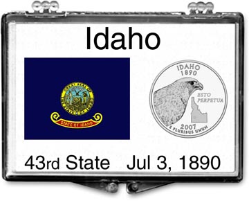 Edgar Marcus Snaplock Display - Idaho State Flag MAIN