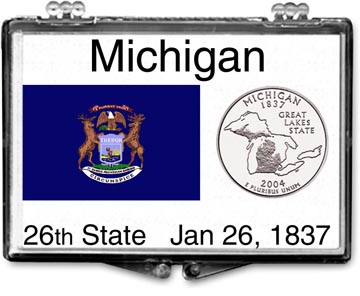 Edgar Marcus Snaplock Display - Michigan State Flag MAIN