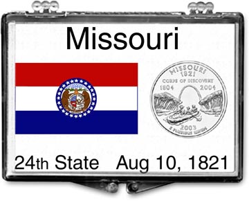 Edgar Marcus Snaplock Display - Missouri State Flag MAIN