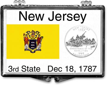 Edgar Marcus Snaplock Display - New Jersey State Flag MAIN