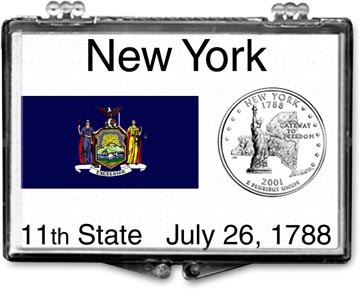 Edgar Marcus Snaplock Display - New York State Flag MAIN