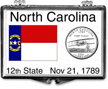 Edgar Marcus Snaplock Display - North Carolina State Flag MAIN