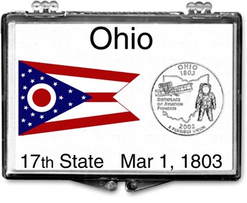 Edgar Marcus Snaplock Display - Ohio State Flag MAIN