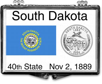 Edgar Marcus Snaplock Display - South Dakota State Flag MAIN