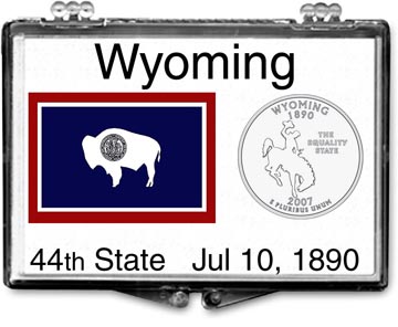 Edgar Marcus Snaplock Display - Wyoming State Flag MAIN