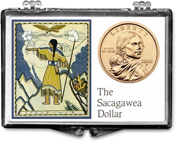 Edgar Marcus Snaplock Display - Sacagawea Tapestry MAIN
