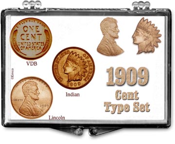 Edgar Marcus Snaplock Display - 1909 Cents Type Set MAIN
