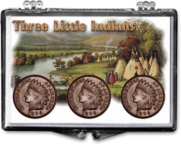 Edgar Marcus Snaplock Display - 3 Little Indians - Village MAIN