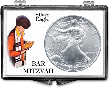 Edgar Marcus Snaplock Display - Bar Mitzvah Silver Eagle MAIN
