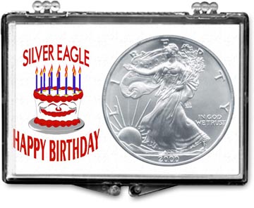 Edgar Marcus Snaplock Display - Birthday Cake Silver Eagle MAIN