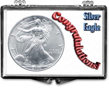 Edgar Marcus Snaplock Display - Congratulations Silver Eagle MAIN