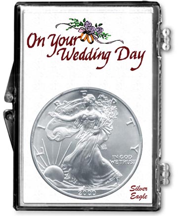 Edgar Marcus Snaplock Display - Wedding Day Silver Eagle MAIN