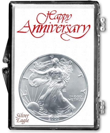 Edgar Marcus Snaplock Display - Anniversary Silver Eagle MAIN