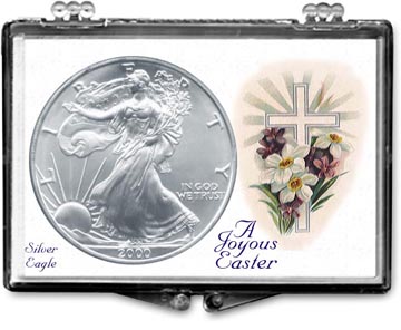 Edgar Marcus Snaplock Display - Easter Cross Silver Eagle MAIN