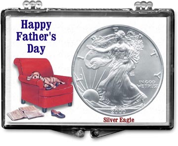 Edgar Marcus Snaplock Display - Father’s Day - Dog - Silver Eagle MAIN