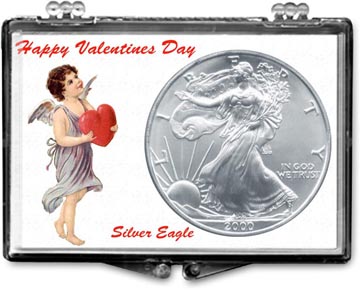 Edgar Marcus Snaplock Display - Valentines Day Silver Eagle MAIN