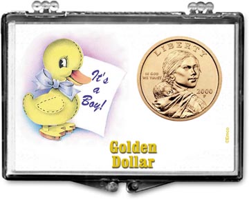 Edgar Marcus Snaplock Display - It's A Boy - Duck - Golden Dollar MAIN