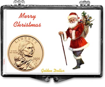 Edgar Marcus Snaplock Display - Christmas, Santa - Golden Dollar MAIN