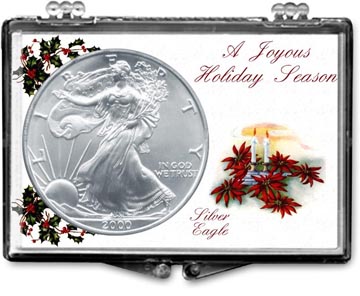 Edgar Marcus Snaplock Display - Christmas, Candles - Silver Eagle MAIN