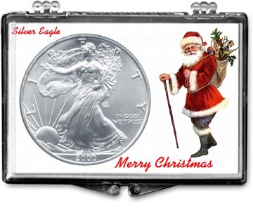 Edgar Marcus Snaplock Display - Christmas, Santa - Silver Eagle MAIN