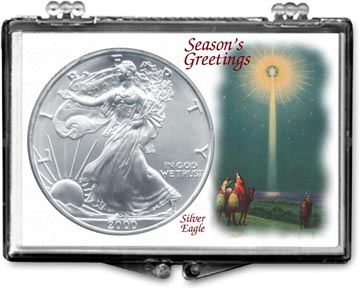 Edgar Marcus Snaplock Display - Christmas, Star - Silver Eagle MAIN