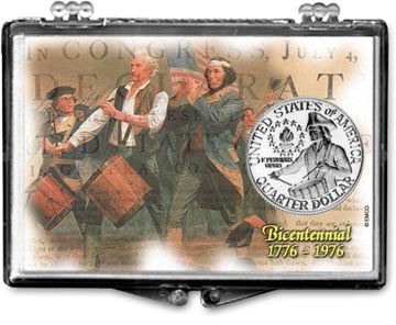 Edgar Marcus Snaplock Display - Bicentennial 25c MAIN