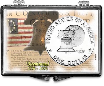 Edgar Marcus Snaplock Display - Bicentennial $1 MAIN