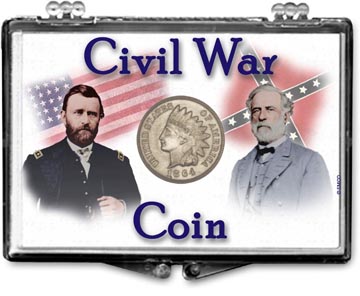 Edgar Marcus Snaplock Display - Civil War Coin - Generals MAIN
