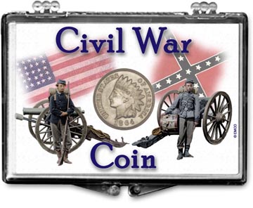 Edgar Marcus Snaplock Display - Civil War Coin - Soldiers MAIN