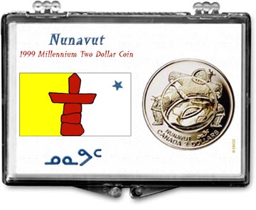 Edgar Marcus Snaplock Display - Nunavut $2 MAIN