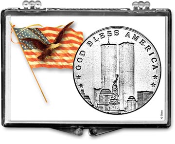 Edgar Marcus Snaplock Display - Patriotic Round Sm Eagle MAIN
