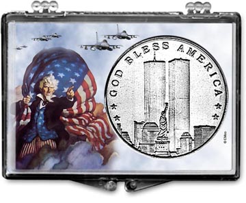 Edgar Marcus Snaplock Display - Patriotic Round Uncle Sam MAIN