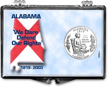Edgar Marcus Snaplock Display - Alabama State Motto MAIN