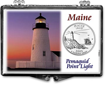 Edgar Marcus Snaplock Display - Maine, Pemaquid Point Light MAIN