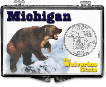 Edgar Marcus Snaplock Display - Michigan, The Wolverine State MAIN