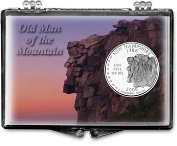 Edgar Marcus Snaplock Display - New Hampshire, Old Man of the Mountain MAIN