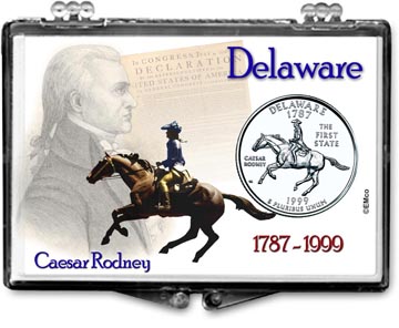 Edgar Marcus Snaplock Display - Delaware, Caesar Rodney MAIN