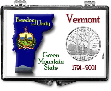 Edgar Marcus Snaplock Display - Vermont, Green Mountain State MAIN