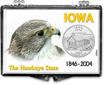 Edgar Marcus Snaplock Display - Iowa, The Hawkeye State MAIN
