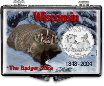Edgar Marcus Snaplock Display - Wisconsin, The Badger State MAIN
