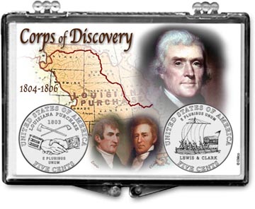 Edgar Marcus Snaplock Display - Jefferson --- 2004 Set of 2 MAIN