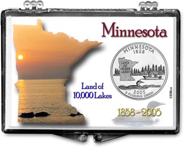 Edgar Marcus Snaplock Display - Minnesota, Land Of 10,000 Lakes MAIN