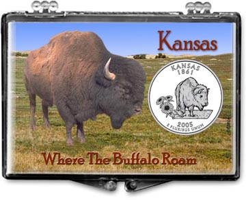 Edgar Marcus Snaplock Display - Kansas, Bison MAIN