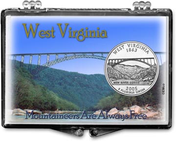 Edgar Marcus Snaplock Display - West Virginia, Mountaineers Are Always Free MAIN