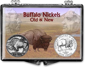 Edgar Marcus Snaplock Display - Buffalo Nickels Old & New MAIN